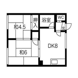 コーポ１０１の物件間取画像